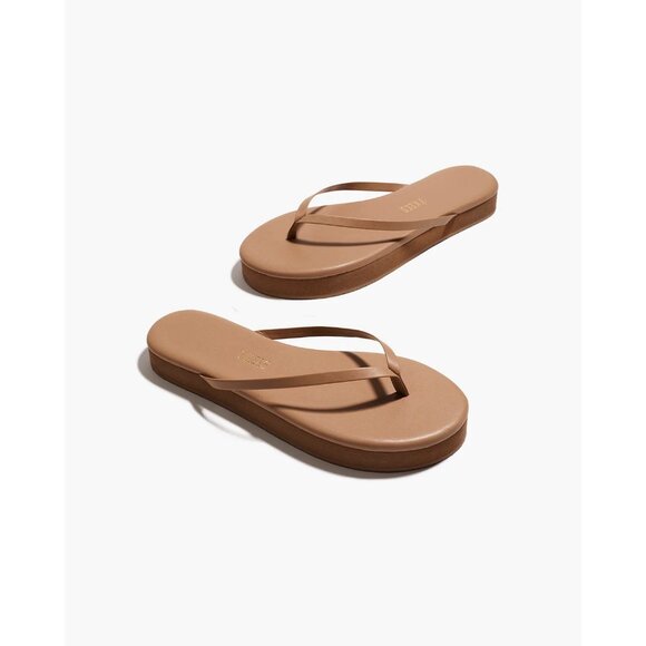 TKEES Lily Platforms Flip Flops Sandals Women’s Color Cocobutter Size 8 & 9 - Picture 5 of 10